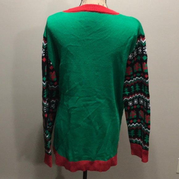 Ho Ho Ho Christmas Sweater size 3X - Picture 7 of 11